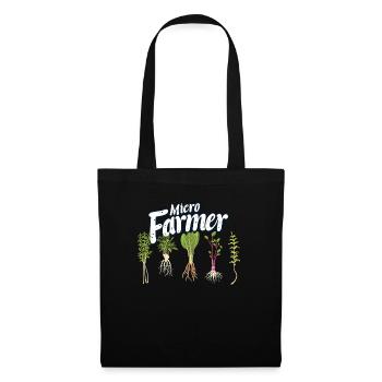 Microgreen Agriculture Gardening - Tote Bag - black - Front