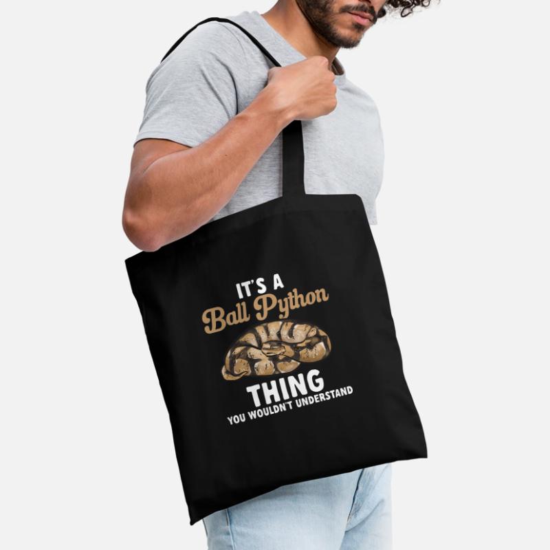 Ball Python Snake King Python Tote Bag