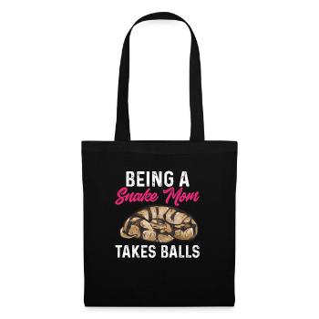 Ball Python Snake King Python - Tote Bag - black - Front