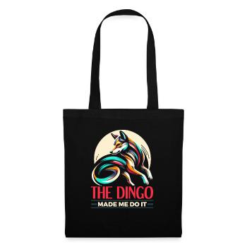 Dingo-Hund Westaustralien Australischer Dingo-Liebhaber - Stoffbeutel - Schwarz - Vorne