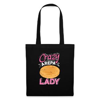 Arepas Colombien Venezuela Nourriture - Sac en tissu - noir - Devant