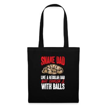 Ball Python Snake King Python - Tote Bag - black - Front
