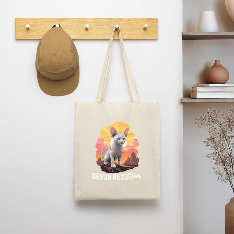 Chaton Devon Rex Chat Devon Rex Sac en tissu