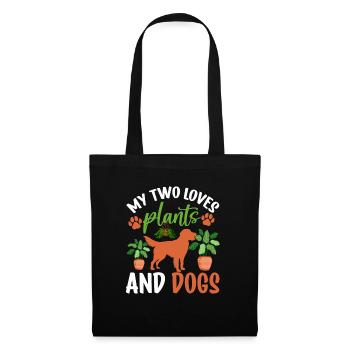 Plants, Dog Lover, Garden Gardener, Gardener - Tote Bag - black - Front