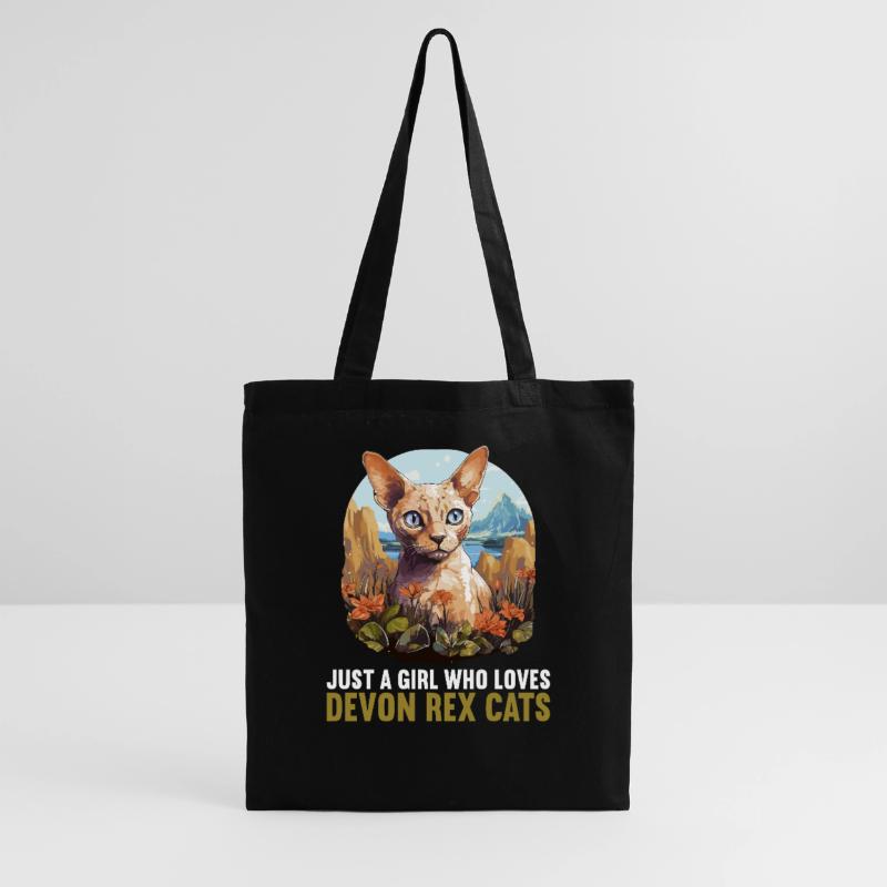 Devon Rex Kätzchen Devon Rex Katze Stoffbeutel