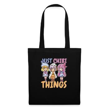 Anime Manga Chibi - Tote Bag - black - Front
