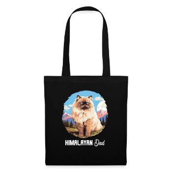 Chat de l’Himalaya Colourpoint Katze - Sac en tissu - noir - Devant