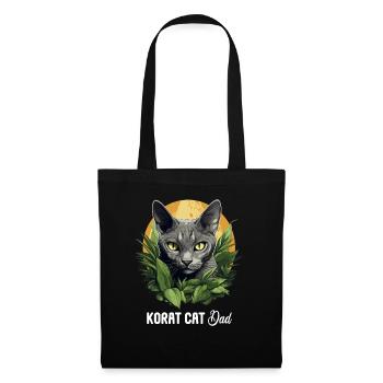 Korat Chaton Korat Chat - Sac en tissu - noir - Devant