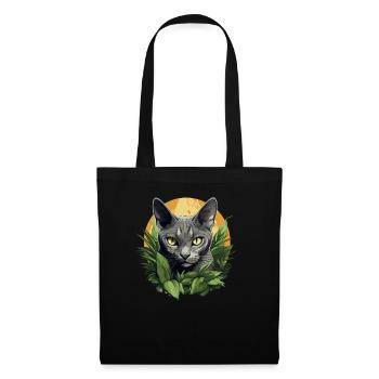 Korat Chaton Korat Chat - Sac en tissu - noir - Devant