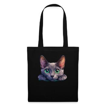 Korat Chaton Korat Chat - Sac en tissu - noir - Devant