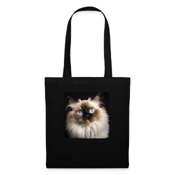 Chat de l’Himalaya Colourpoint Katze - Sac en tissu - noir - Devant
