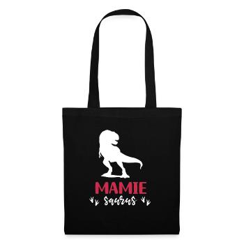 Granny saurus Dinosaur T rex Grandma - Tote Bag - black - Front