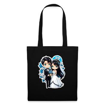 Just Married - For Wedding - Tote Bag - black - Front