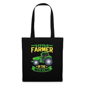 Tractor Boy Jeune Agriculteur Tractor Lover - Sac en tissu - noir - Devant