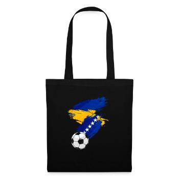Bosnia and Herzegovina Football Football Flag - Tote Bag - black - Front