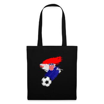 Croatia Football Flag - Tote Bag - black - Front