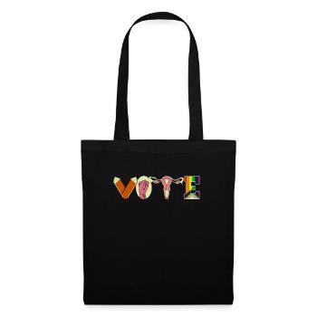 Voting Books Faustier Ovaries Lgtbq - Tote Bag - black - Front
