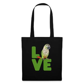Molina Parakeet Parrot Bird Parakeet - Tote Bag - black - Front