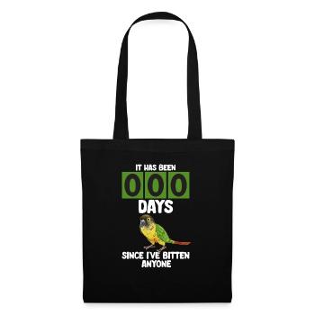 Molina Parakeet Parrot Bird Parakeet - Tote Bag - black - Front