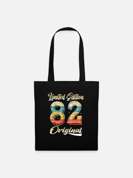 42 Jahre Geburtstag Jahrgang 1982 Limited Edition - Stoffbeutel - Schwarz