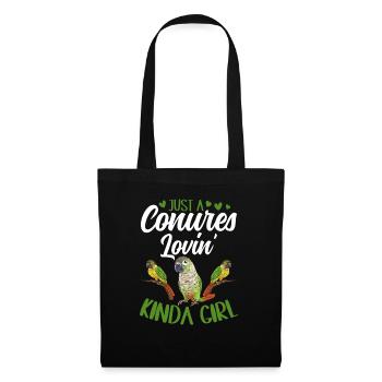 Molina Parakeet Parrot Bird Parakeet - Tote Bag - black - Front