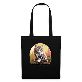 Ragamuffin Chaton Ragamuffin Chat - Sac en tissu - noir - Devant