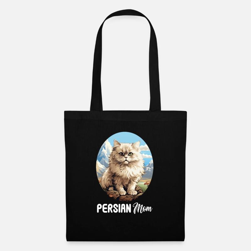 Persian Cat Perserkatze - Stoffbeutel - Schwarz