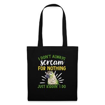 Molina Parakeet Parrot Bird Parakeet - Tote Bag - black - Front