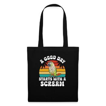 Molina Parakeet Parrot Bird Parakeet - Tote Bag - black - Front