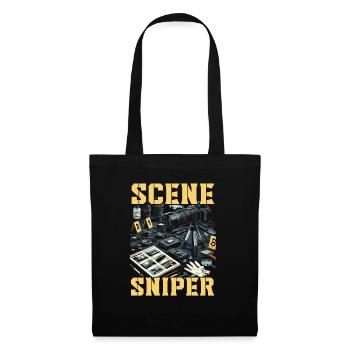 Photographe médico-légal Enquête sur les scènes de crime - Sac en tissu - noir - Devant