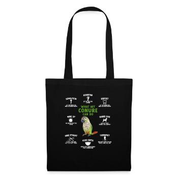 Molina Parakeet Parrot Bird Parakeet - Tote Bag - black - Front