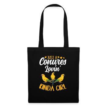 Parakeet Parrot Parakeet Bird - Tote Bag - black - Front