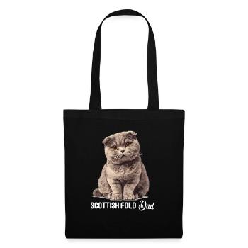 Scottish Fold Kätzchen Scottish Fold Katze - Stoffbeutel - Schwarz - Vorne