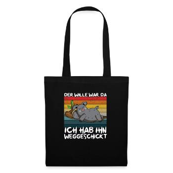 The will was there, I sent him away - Tote Bag - black - Front