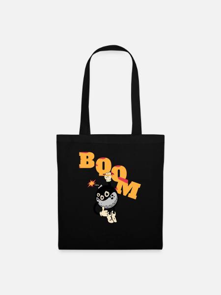 Boom - Stoffbeutel - Schwarz
