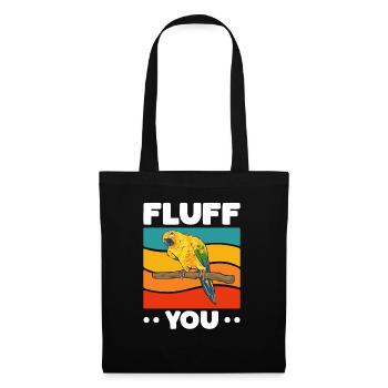 Parakeet Parrot Parakeet Bird - Tote Bag - black - Front