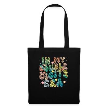 Double Digit Birthday Decoration Girls 10 - Tote Bag - black - Front