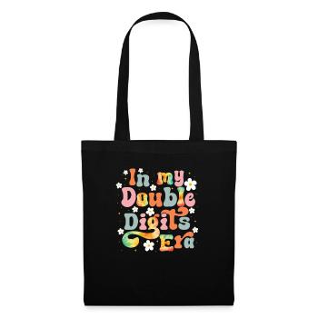 Double Digit Birthday Decoration Girls 10 - Tote Bag - black - Front