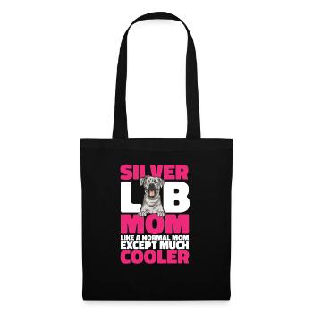 Silver Labrador Retriever Silver Lab - Sac en tissu - noir - Devant