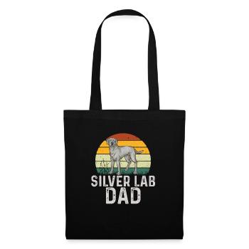 Silver Labrador Retriever Silver Lab - Sac en tissu - noir - Devant