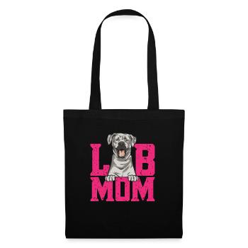 Silver Labrador Retriever Silver Lab - Sac en tissu - noir - Devant