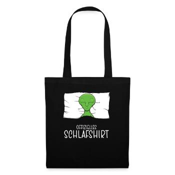 Chemise de nuit officielle Pyjama Alien - Sac en tissu - noir - Devant