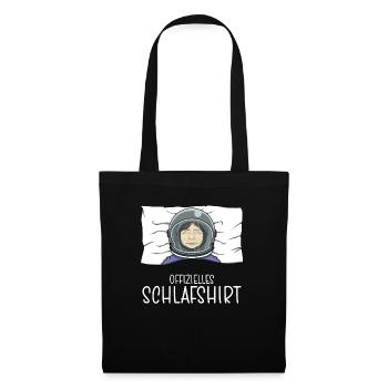 Chemise de nuit officielle Pyjama astronaute - Sac en tissu - noir - Devant