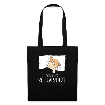Chemise de nuit officielle Pyjama Chihuahua - Sac en tissu - noir - Devant