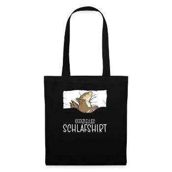 Official Sleep Shirt Squirrel Pajamas - Tote Bag - black - Front