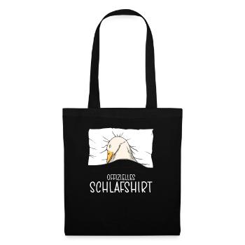Chemise de nuit officielle Pyjama d’oie - Sac en tissu - noir - Devant