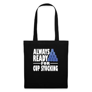 Empilage de gobelets Speed Stacker - Sac en tissu - noir - Devant