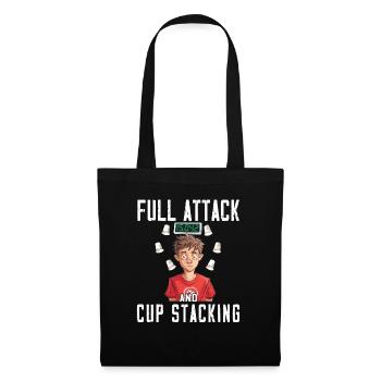Empilage de gobelets Speed Stacker - Sac en tissu - noir - Devant