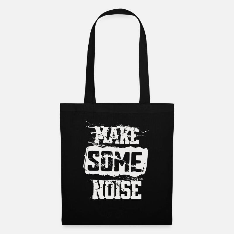 Make some Noise - Stoffbeutel - Schwarz
