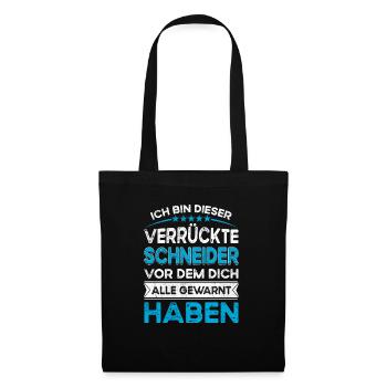 I'm this legendary crazy tailor - Tote Bag - black - Front